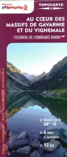 Carte FFRP des Massifs de Gavarnie et Vignemale - 1/30 000