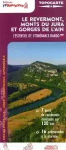 FFRP Map - Le Revermont, Mont Jura and Gorges de L'Ain