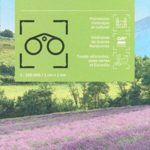 Carte Drôme - Valence, Montélimar, PNR du Vercors IGN TOP 100
