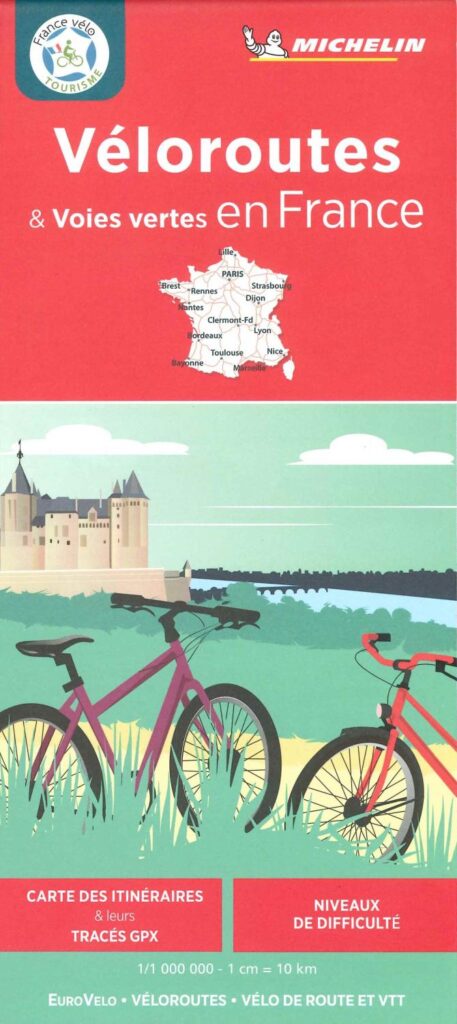 Michelin Map - Cycle Routes and Greenways in France