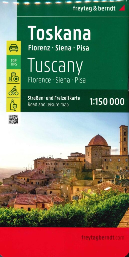 Map - Tuscany - Florence, Siena and Pisa