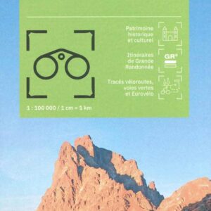 Carte Hautes Pyrénées - Tarbes, Lourdes, PNR des Pyrénées IGN TOP 100