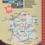 Atlas des 50 plus beaux itinéraires à vélo en France. Idéal vélo, VAE et VTT.