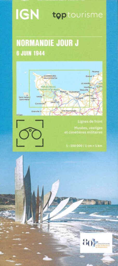 Normandy, D-Day - June 6, 1944 - IGN map