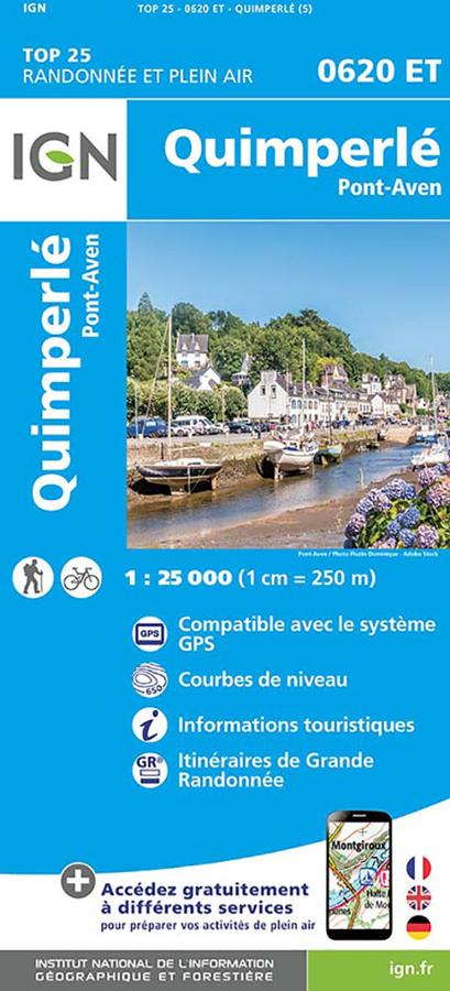 Quimperlé - Pont-Aven TOP 25 - IGN