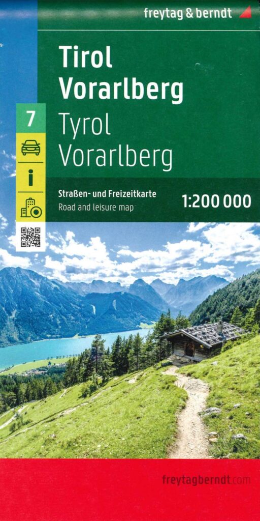 Tourist map - Tyrol and Vorarlberg