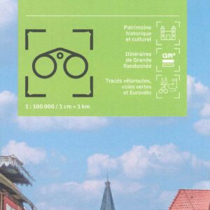 Carte Bas Rhin - Strasbourg, Haguenau, Sélestat, PNR des Vosges du Nord IGN TOP 100