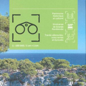 Carte IGN Bouches-du-Rhône à pied et à vélo - D13 - Echelle 1/100 000