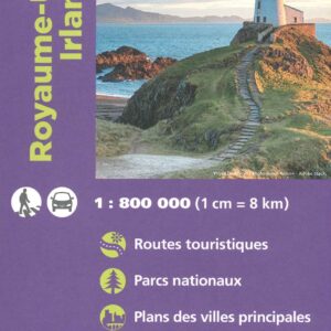 Carte IGN pédestre et routière du Royaume-Uni et de l'Irlande