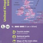 Carte IGN pédestre et routière du Royaume-Uni et de l'Irlande
