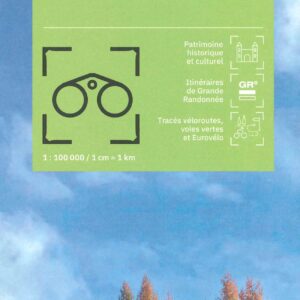 Carte IGN Haute-Saône, à pied et à vélo - TOP100 D70