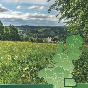 Carte régionale des Ardennes Belges - Luik, Verviers et Spa