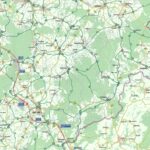 Carte régionale des Ardennes Belges - Luik, Verviers et Spa