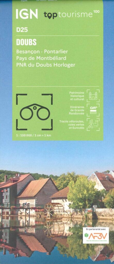 Carte-IGN-TOP-100-D25-Doubs-9782758553182