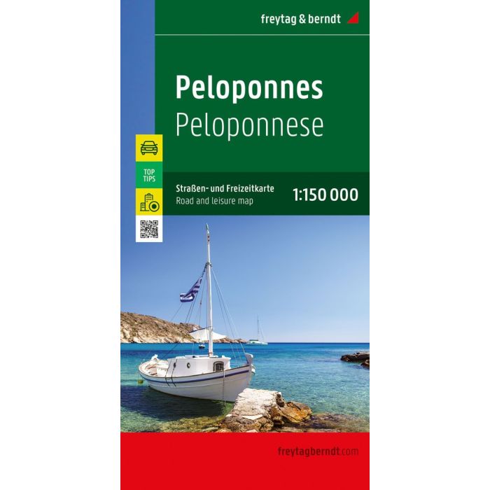 Freytag map cover of the Peloponnese