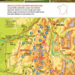 Carte des 20 randonnées Vercors proposées dans le guide Chamina