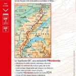 Carte du GR5 dans le Jura avec le guide FFRP sur la 4ème de couverture