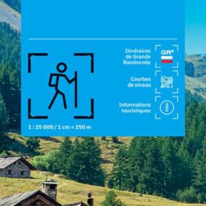 carte IGN Névache top 25