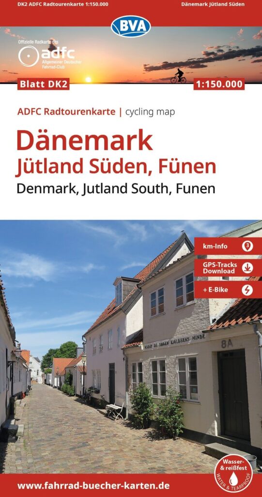 carte vélo Danemark jutland