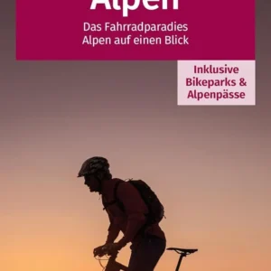 Carte cycliste Kompass Alpes – Itinéraires vélo longue distance et bike tours