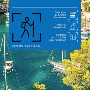 IGN TOP75 map of Provence – Sainte-Victoire, Sainte-Baume, Calanques