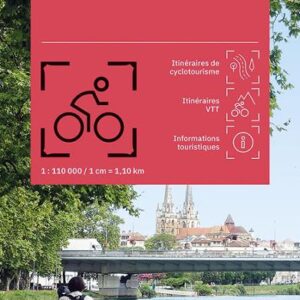 Map of the Pyrénées-Atlantiques by bike - IGN TOP Vélo